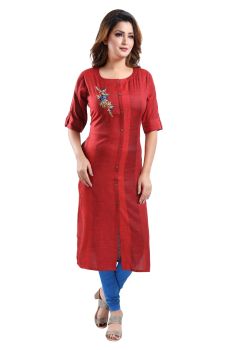 Red (maroon) colour Kurti