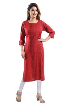 Red (maroon) colour Kurti