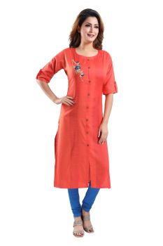 Tomato (red) colour Kurti