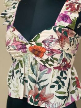 Poppy Knotted Top