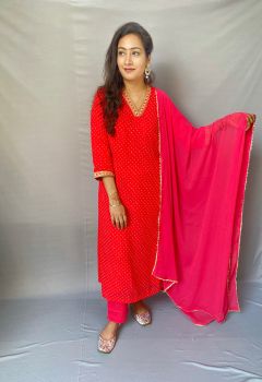 Fuchsia suit set