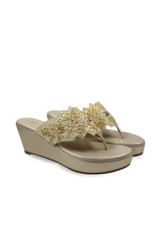 Gold Gota Wedge