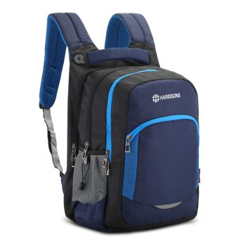 Harissons Bags Xeno 15.6 inch Casual Laptop Backpack with Rain Cover and Pouch