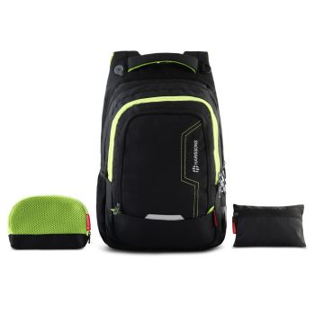 Harissons Bags Spindle 15.6 inch Casual Laptop Backpack with Rain Cover and Pouch