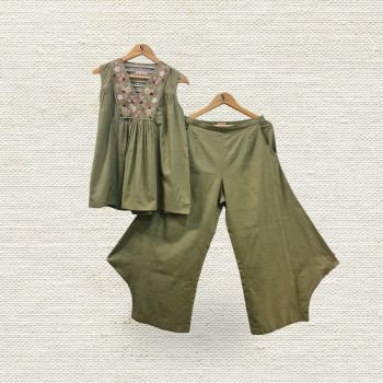 Olive Green Co-rd Set