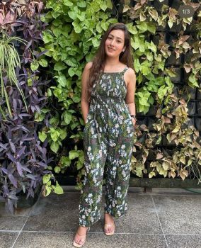 Mehendi Green Jumpsuit