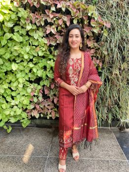 Maroon Suit Set