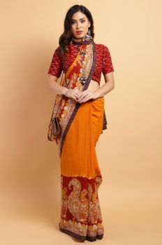 Kalamkari Printed Cotton Saree