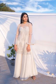 Ivory sharara set