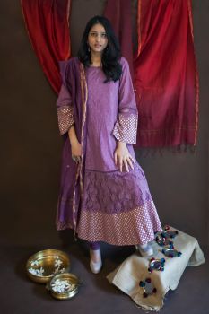 24 Paneled Anarkali with Churidar & Dupatta