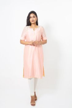 Peach Kurti