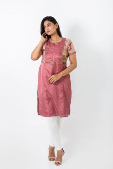 Dull Pink Kurti