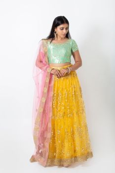 Sequined Lehenga