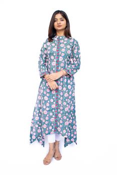 Fish Cut Block Print Kurti