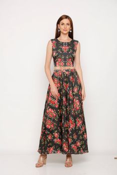 Printed coord set with jacket