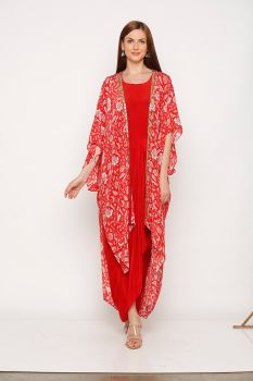 Designer Dress With Jacket On Top