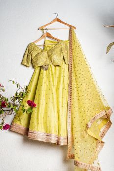 Limegreen Lehenga Set