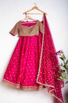 Hot Pink Lehenga Set