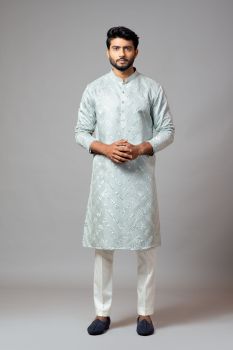 Mirror Work Kurta With Pant Pajama