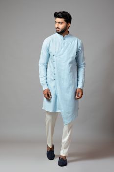 Assymetric Kurta And Pant Pajama