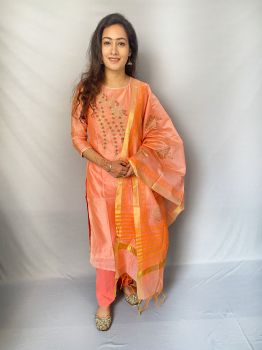 Peach suit set