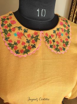 Mustard Yellow Woolen Kurti