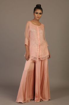 JACKET -SHARARA SET