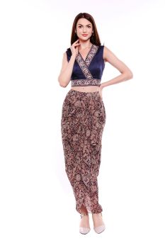 Drape Skirt With Jacket