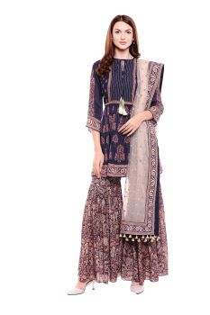 Designer Suit With Dupatta