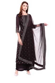 Black Palazzo dress with dupatta