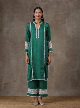 Emerald kurta set(Set of 2)