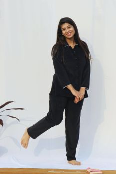 Solid Velvet Nightsuit