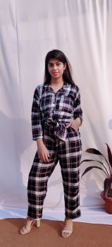 Checkered Lounge wear