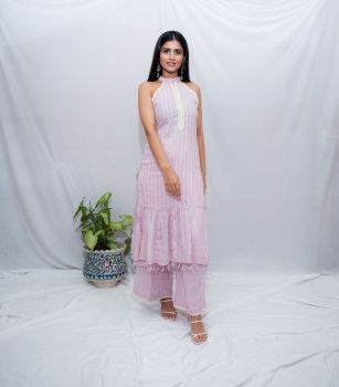 Lilac Incut Suit Set