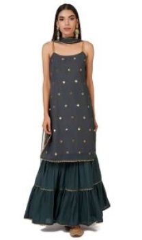 Grey Sharara Set