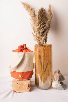 Tigris Hemp Bucket Bag