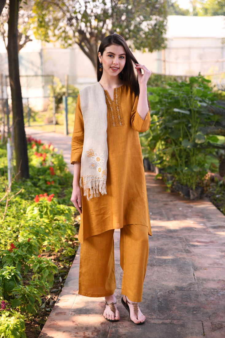Mustard tunic
