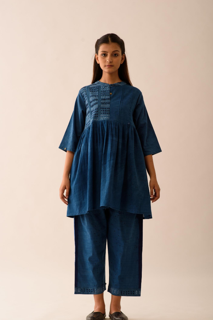Indigo Rabari Kurta
