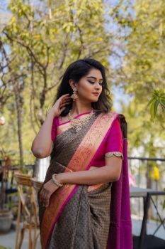 Banarasi Kora Saree