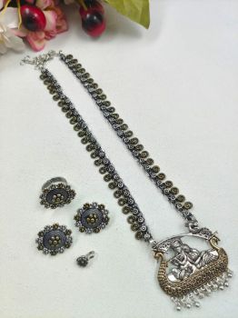 Radha Krishna Oxidized German Silver Jewellery