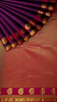 Elegant Bettu Butta Kanchipuram Saree 