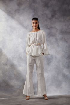 Peplum Ivory Coord Set