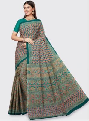 Multi Colour Pure Handloom Silk Saree From Banaras