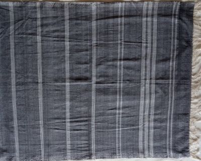 Black White Cotton stole