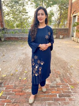 Blue Rayon Set