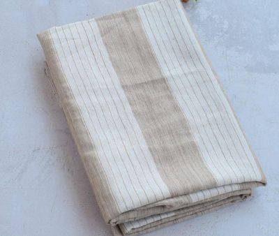 Coffee Brown Pure Handloom Baswada Silk Saree From Bihar