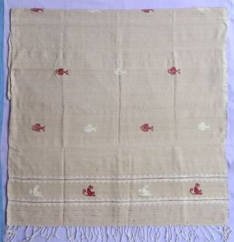 White Eri Silk Stole