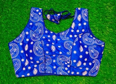 Blue Mango Cotton silk Pad Readymade Blouse