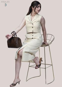 BEIGE COTTON CO-ORD SET