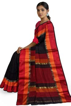 Maheshwari handlooms tower border design